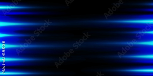 Light blue neon rays visualization fast motion, Futuristic neon stripes motion dynamics effect, Technology futuristic dynamic motion.