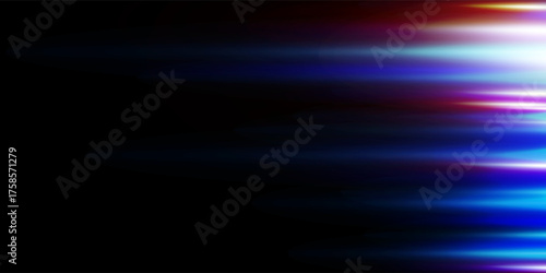 Light blue neon rays visualization fast motion, Futuristic neon stripes motion dynamics effect, Technology futuristic dynamic motion.