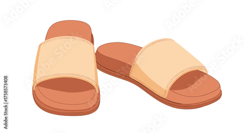 Comfortable slip on sandals for everyday wear.