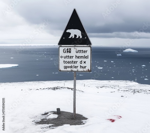warning sign on the road
