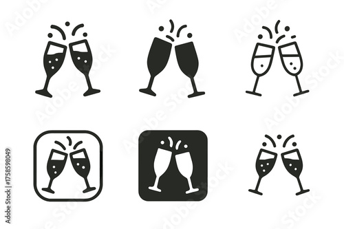 Job Offer Celebration. Supporting family members through career transitions. Set Logo of Supporting family members through career transitions: Job offer