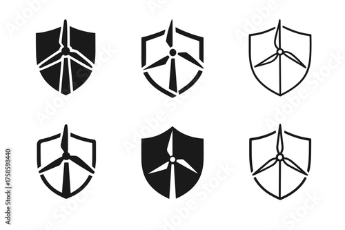 Industry Team Logos. Managing project teams in different industries. Set Logo of Managing project teams in different industries: Energy sector operations team