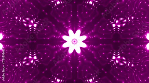 Abstract looping 4k video. Kaleidoscope wavy psychedelic background