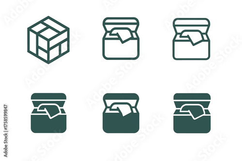 Ottoman Storage Logos. Using storage ottomans for hidden clothing storage. Set Logo of Using storage ottomans for hidden clothing storage: Modular cube ottoman