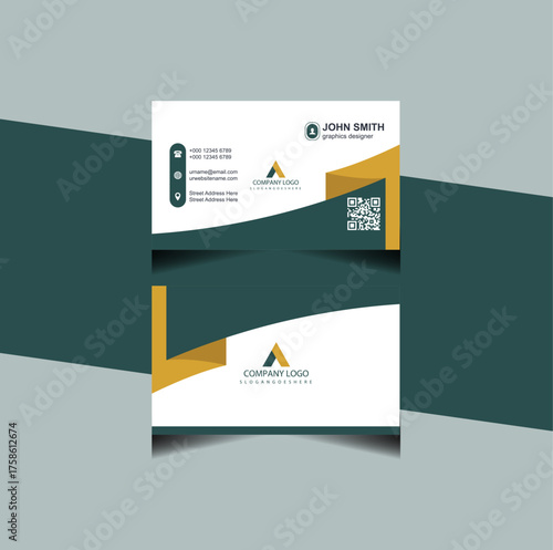 Black and White Elegant Card