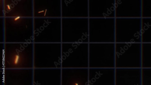 Sparks, Fire, particle background, sparkles. Fire flakes and bonfire background 4k