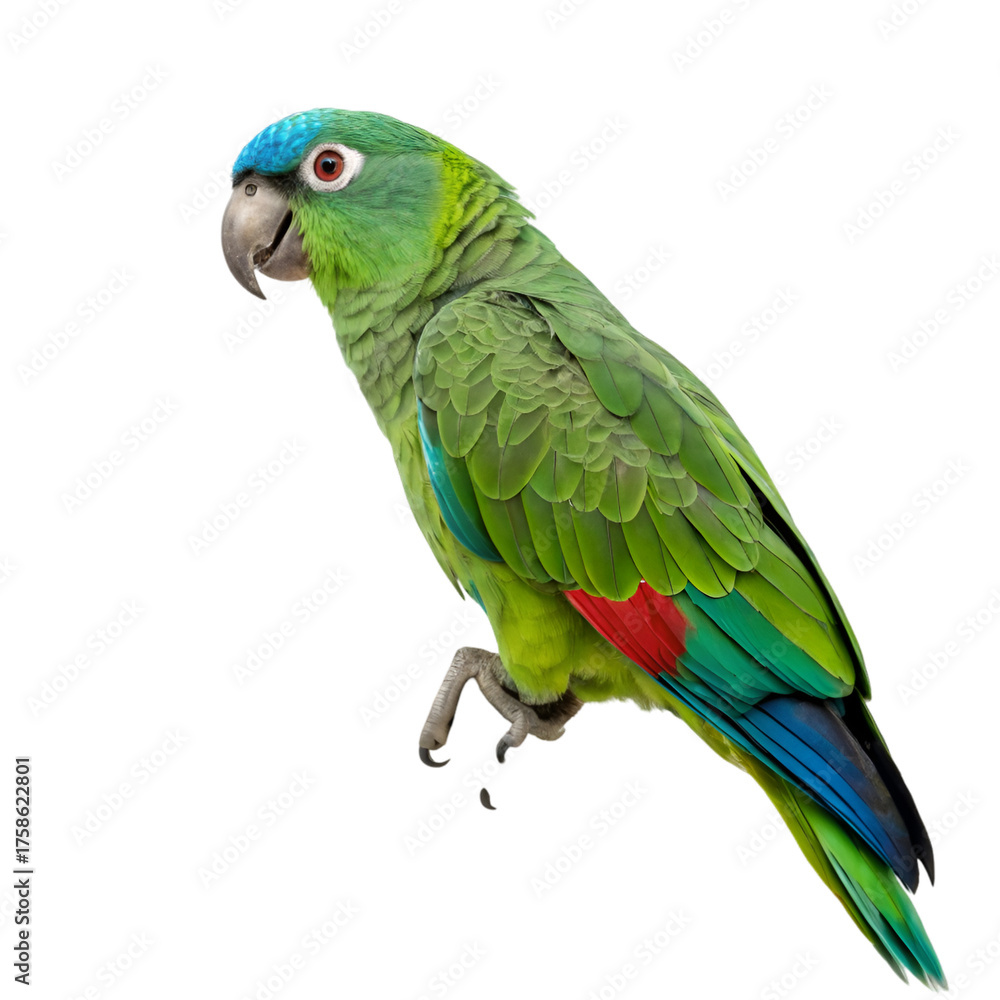Fototapeta premium green and yellow macaw
