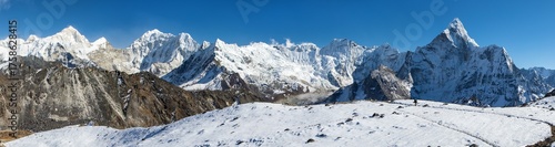 Mount Makalu Ama Dablam peak Nepal Himalaya mountain