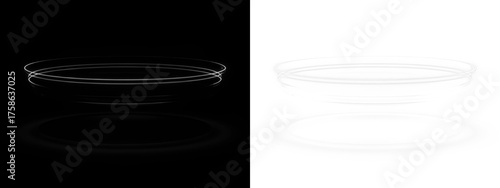 Speed, swirl, electric, line a dynamic PNG Overlay with glowing curves and transparent background. Magic trails, neon rings, and sparkling particles create a bright, abstract fantasy effect