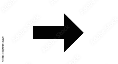 Right Pointing Arrow Navigation Direction Indicator Icon