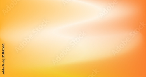 Abstract gradient texture with warm orange, peach and yellow tones, smooth blurred light effect for elegant background and poster design