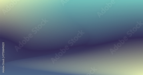 Blurred gradient texture in blue and teal tones with soft light effect, abstract modern background for banner, poster and graphic design