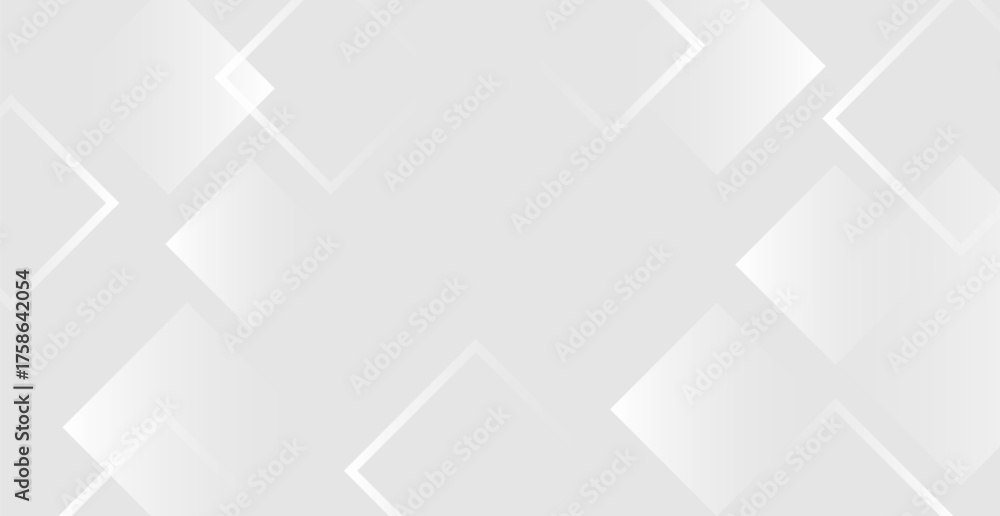 Fototapeta premium Modern White Geometric Pattern Background. Abstract Business Wallpaper. Vector Illustration