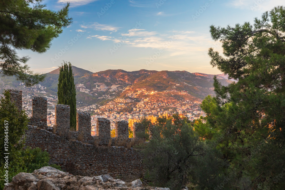 Fototapeta premium Alanya from the mountains