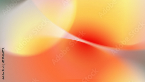 Warm Sunset Light Flow — Abstract Minimal Gradient Background with Soft Film Grain Texture