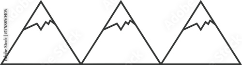 Mountain range peaks nature landscape travel adventure outdoors summit climb