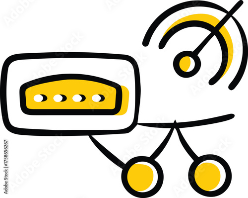 network speed   bandwidth icon  editable stroke .eps