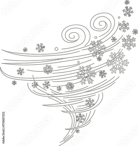 Winter wind snow blizzard cold weather storm snowflakes season nature ice