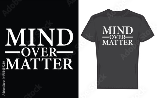 Motivational silhouette of a person s head with gears and lightbulbs symbolizing mind over matter creativity and problem solving presented in a clean modern vector graphic