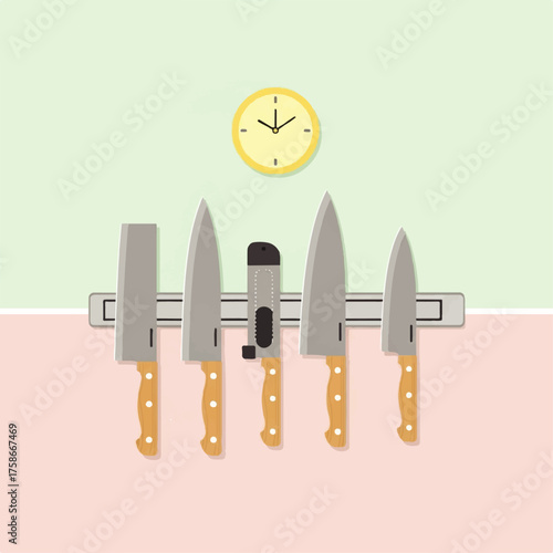 A cute cartoon vector illustration of a kitchen oven mitt and potholder set, an isolated cooking and baking safety accessory icon