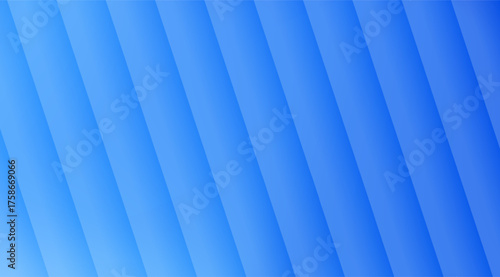 Bright blue parallel lines create a vibrant, abstract pattern with a smooth, gradient effect, highlighting the interplay of light and shadow for a modern, serene visual appeal