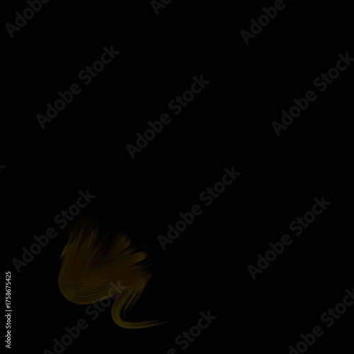 Oil Paint Brushstroke Abstract Background Loop