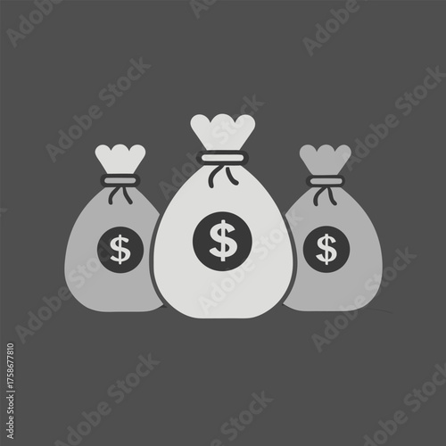 money bag with money