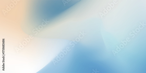 Abstract seaside. Ocean landscape vector texture. Aesthetic blue and beige gradient background. Blurred sea wave pattern. beach; beautiful