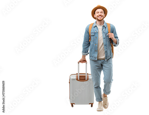 businessman with suitcase