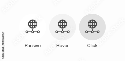 global internet network icon sign vector