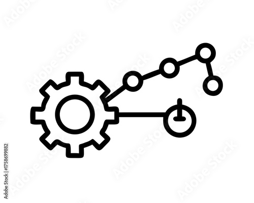 Gear mechanism with data points for automation