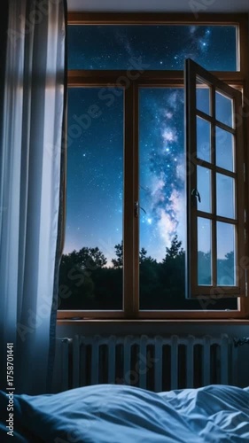 Wallpaper Mural The Night Breeze Through the Open Window Torontodigital.ca