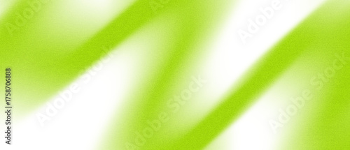 Fototapeta Naklejka Na Ścianę i Meble -  lime green wavy pattern on transparent background, grainy color gradient background, noise texture effect, copy space