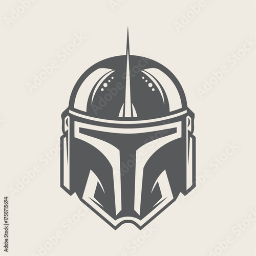 Helmet trendy handsome amazing design useful vector Illustration colorful background