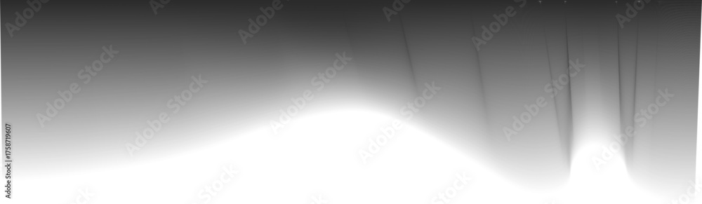 Naklejka premium Abstract shape with soft cloud-like wave formations, enhanced by gradient shadowing and smooth curves.