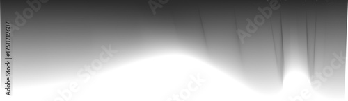 Abstract shape with soft cloud-like wave formations, enhanced by gradient shadowing and smooth curves.