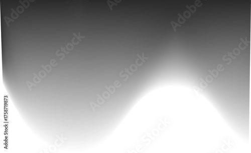 Abstract shape composed of fluid wave-like patterns with gradient shading, mimicking the motion of gentle tides.