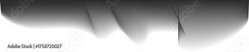 Abstract shape featuring folded, undulating wave forms with gradient shading and soft light effects.