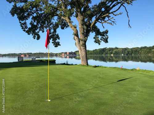Golf Course in the Morning Sun