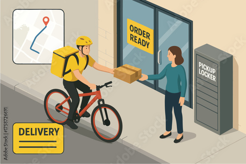 Contactless Curbside Delivery Interaction
