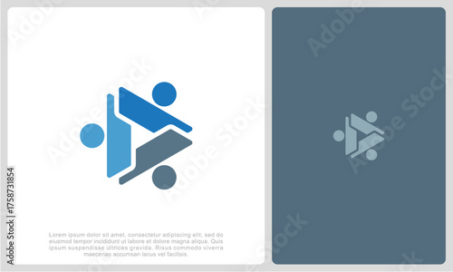 Human resources concept, target market and audience, focus group, public relations, vector icon - Vector