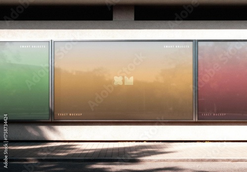 Urban Advertising Billboards Mockup