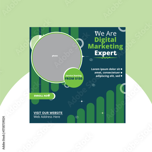 Social media post design