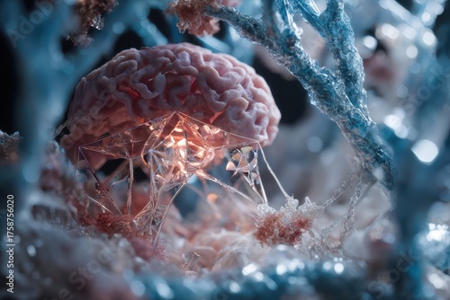 Abstract composition with a...