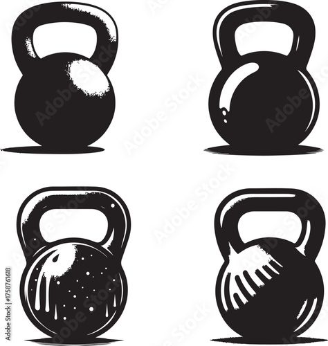 Set of Kettlebells in Decreasing Sizes