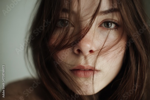 Close-up portrait of a pers...