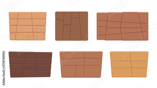 Stack of chocolate bricks isolated on white background