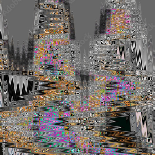 Colorful fashion print leopard designs.Fabric fashion pattern.Wave textile print design,illustration.Fractal colorful pattern.Print pattern illustration.New season fabric print.Textile fashion pattern