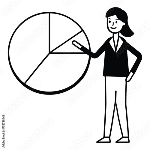 Businessman with umbrella and sword vector cartoon illustration