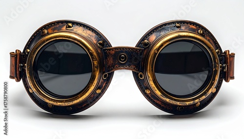 Steampunk Goggles Vintage Aesthetic Eyewear with Rustic Charm and Industrial Appeal